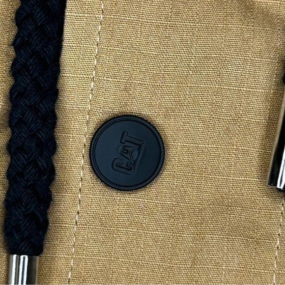 Caterpillar CAT Men’s WWR Ripstop Smock Camel Jacket Small - Picture 6 of 11